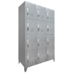 Locker Metálico Industrial Reforzado 3 Cuerpos 12 Puertas