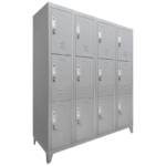 Locker Metálico Industrial Reforzado 4 Cuerpos 12 Puertas