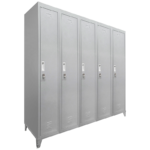 Locker Metálico Industrial Reforzado 5 Cuerpos 5 Puertas