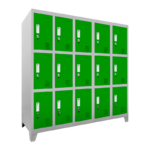 Locker Metálico Color 5 Cuerpos 15 Puertas