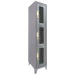 Locker Metálico 1 Cuerpo 3 Puertas con malla